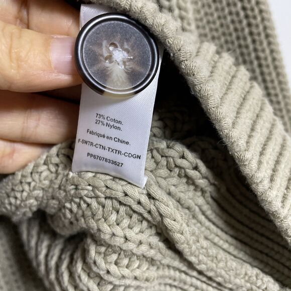 Everlane The Texture Cotton Women's Cardigan Cotton Blend Size Small Preppy - Picture 8 of 9